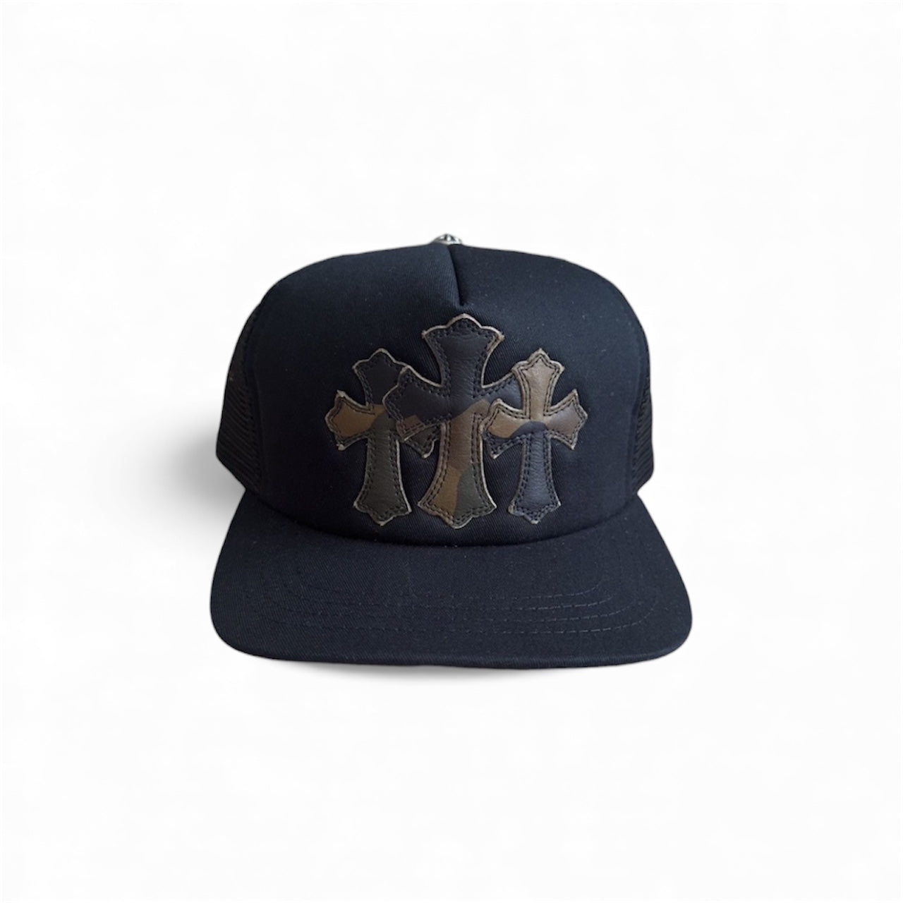 Chrome Hearts Triple Cross Camo Patch Hat