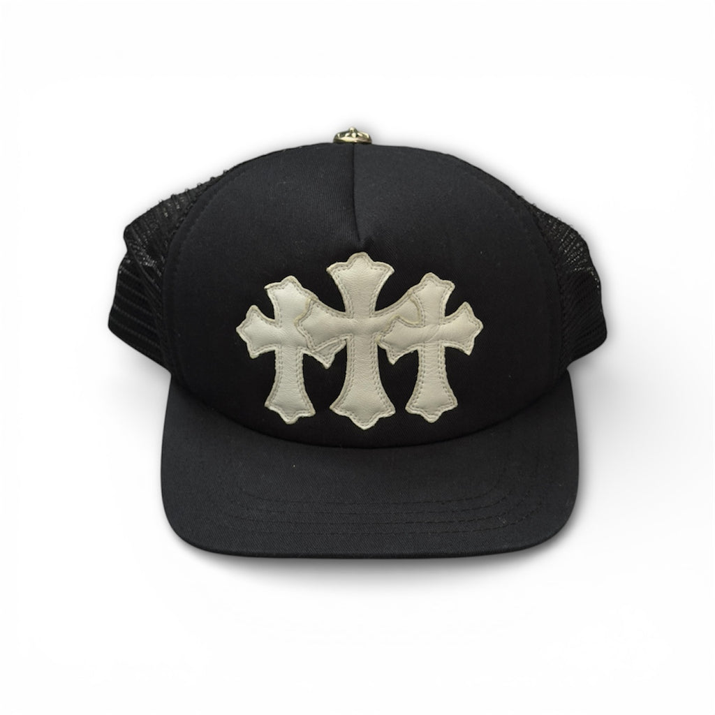 Chrome Hearts Cemetery Triple Cross Patch Hat
