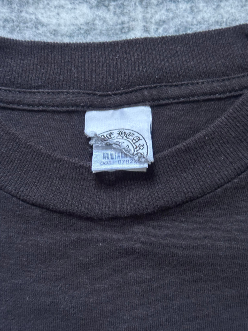 Vintage Chrome Hearts Blue Horseshoe Long Sleeve