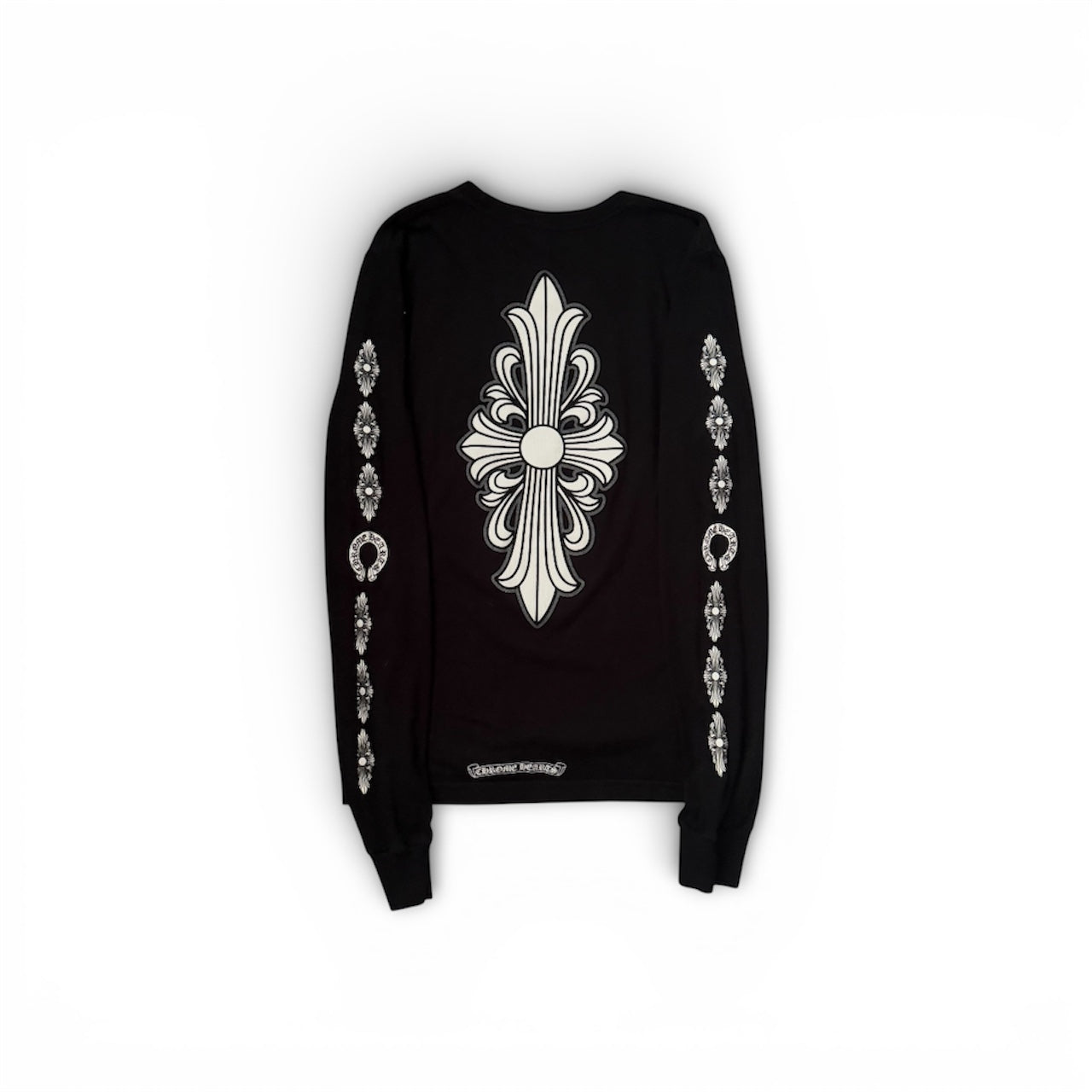 Chrome Hearts Floral Motif Long Sleeve Tee