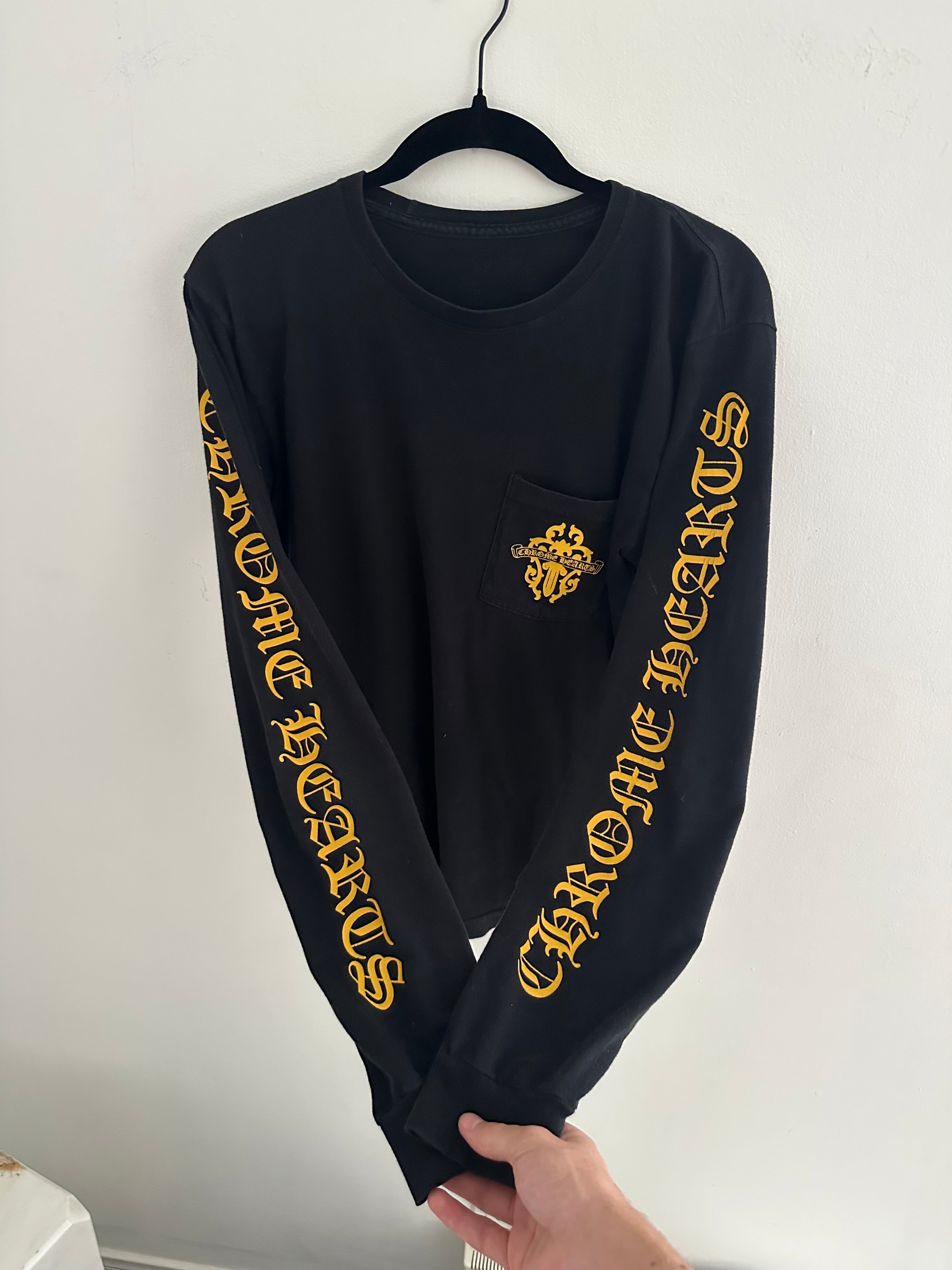 Chrome Hearts Yellow Dagger Long Sleeve