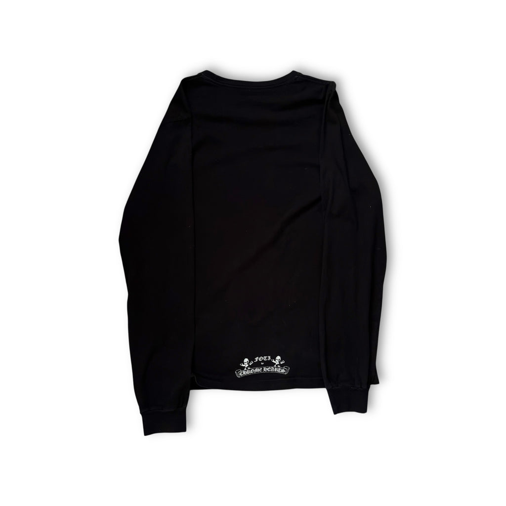 Chrome Hearts FOTI Blurred Skull Longsleeve Tee