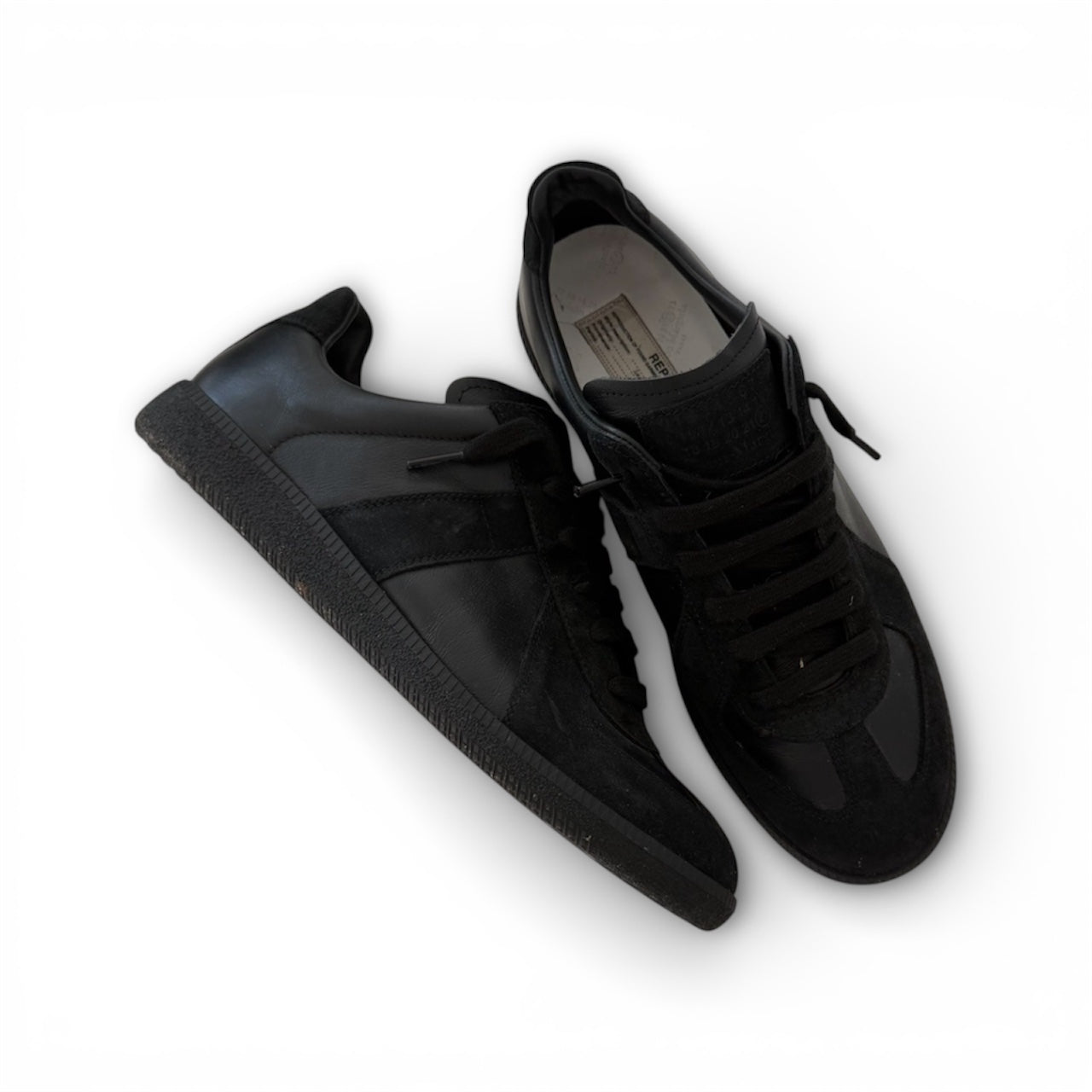 Maison Margiela Triple Black Replica GAT Sneakers