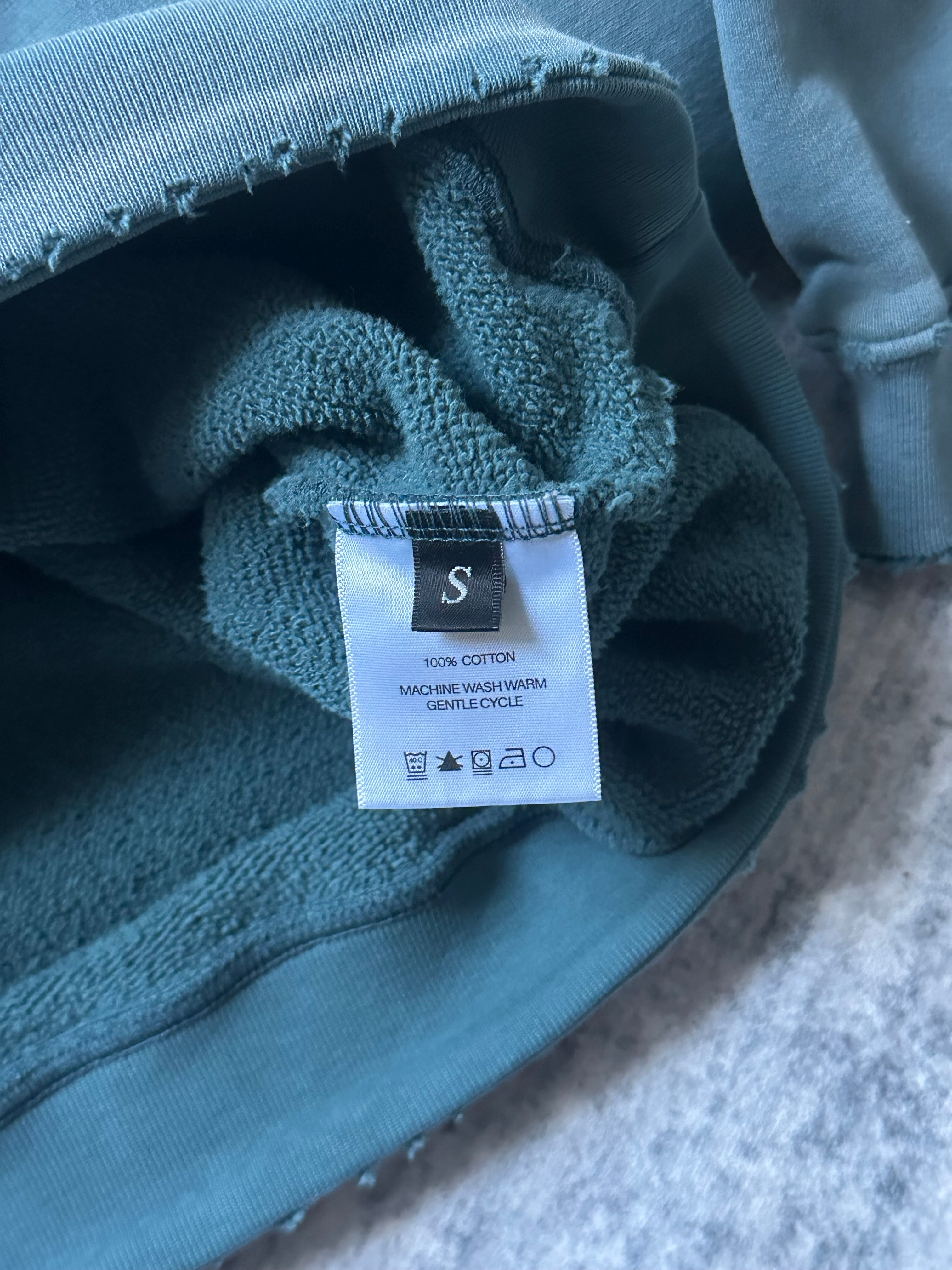 ERD Distressed Blue Logo Hoodie