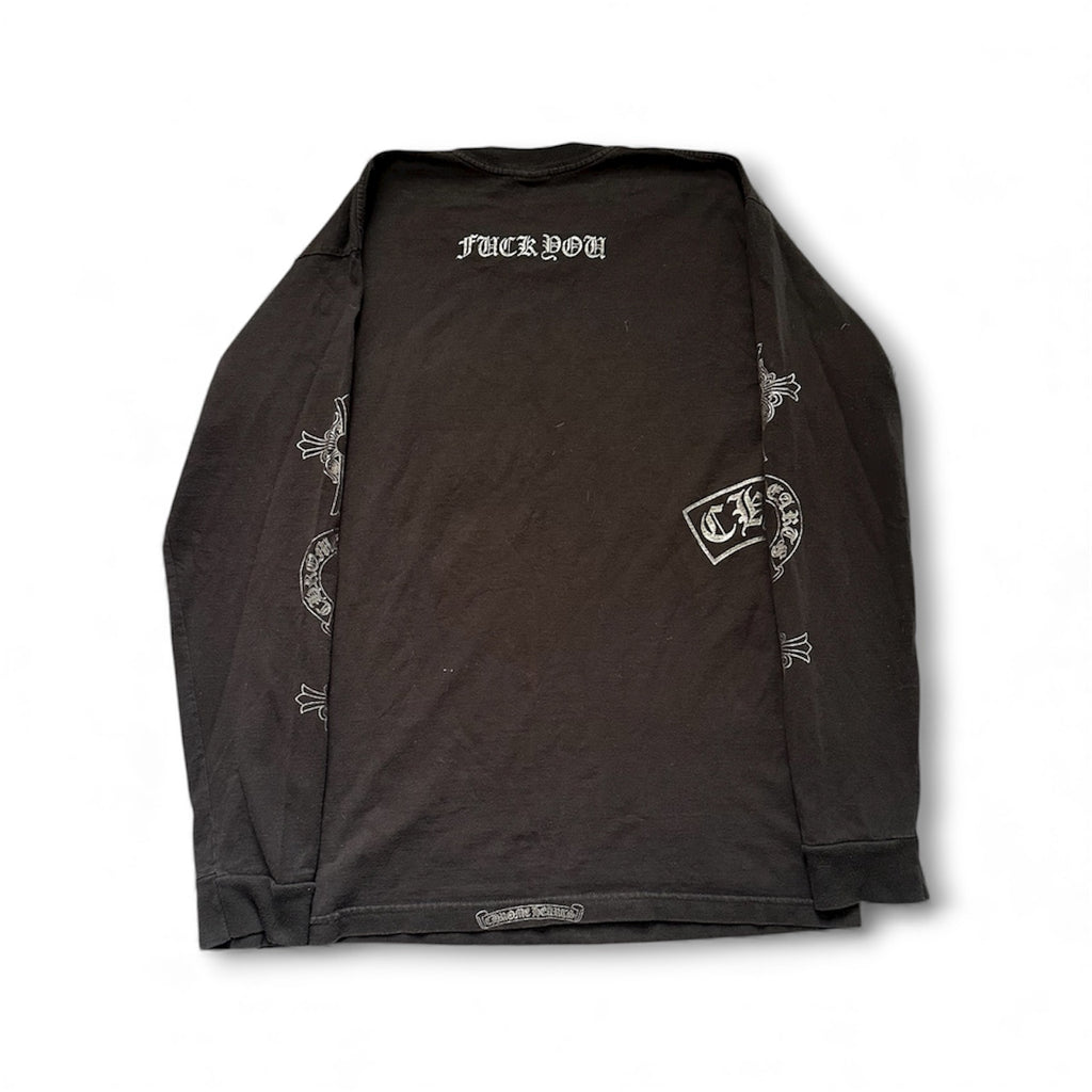 Vintage Chrome Hearts Silver Tattoo Long Sleeve