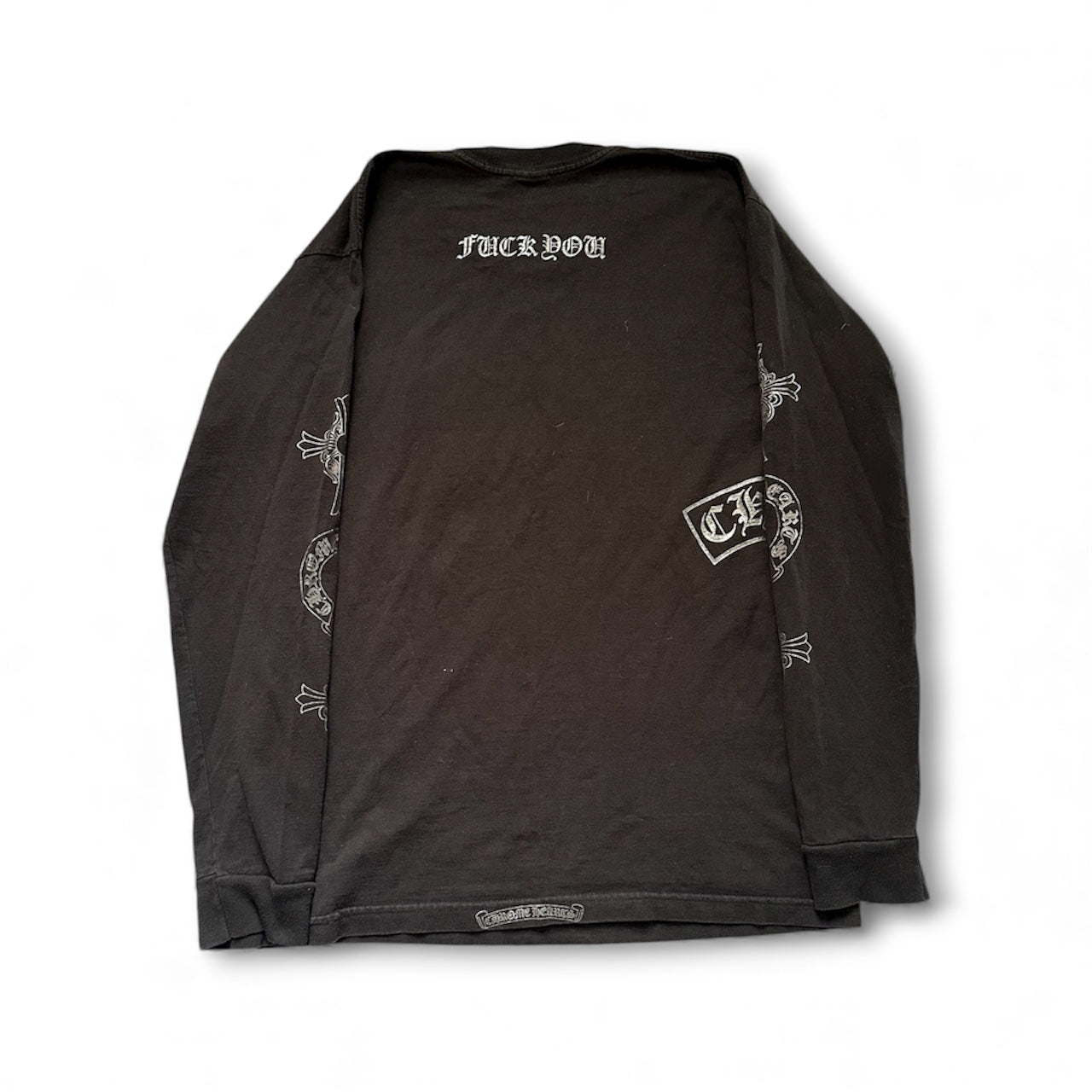 Vintage Chrome Hearts Silver Tattoo Long Sleeve