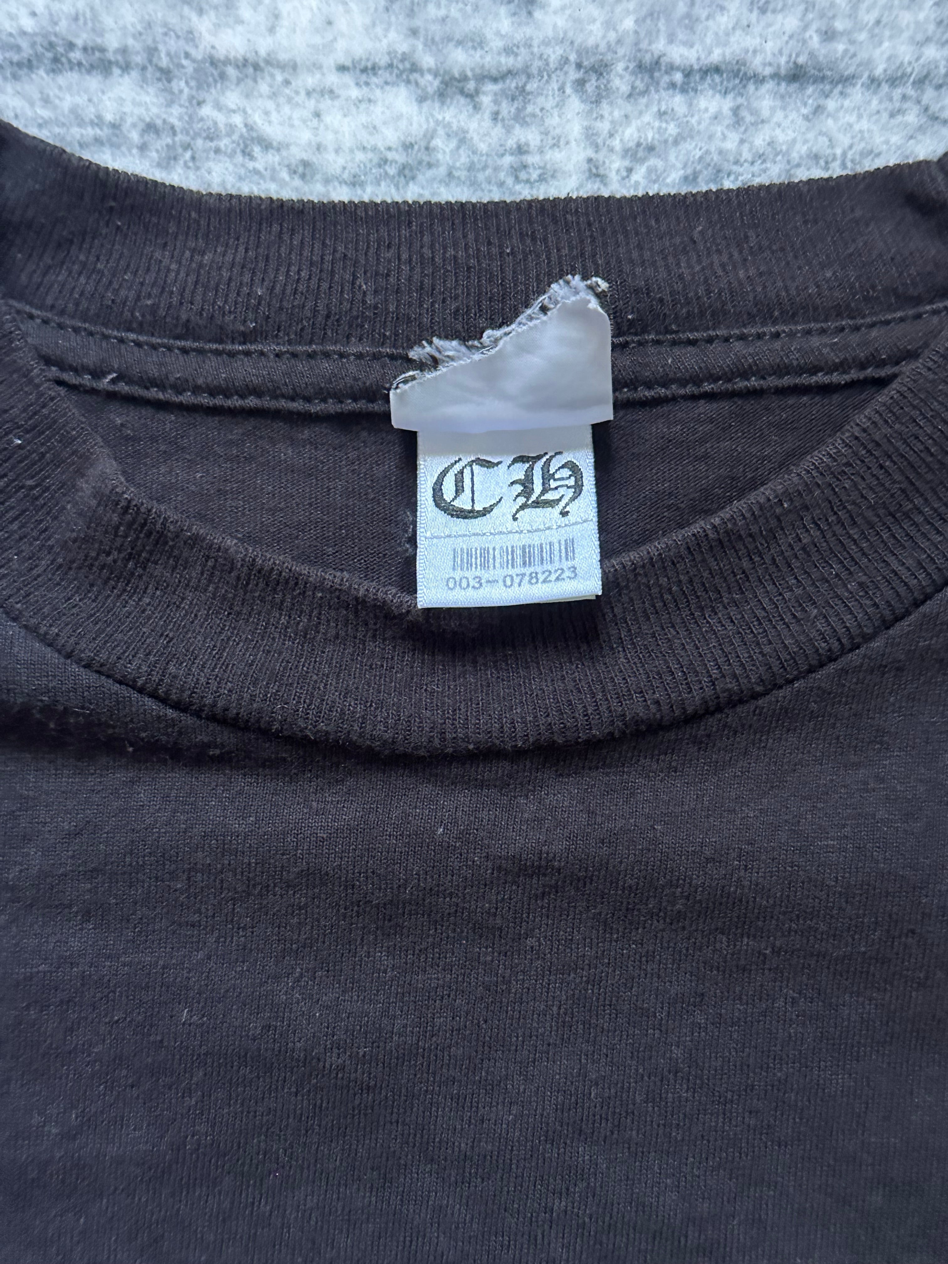 Vintage Chrome Hearts Blue Horseshoe Long Sleeve