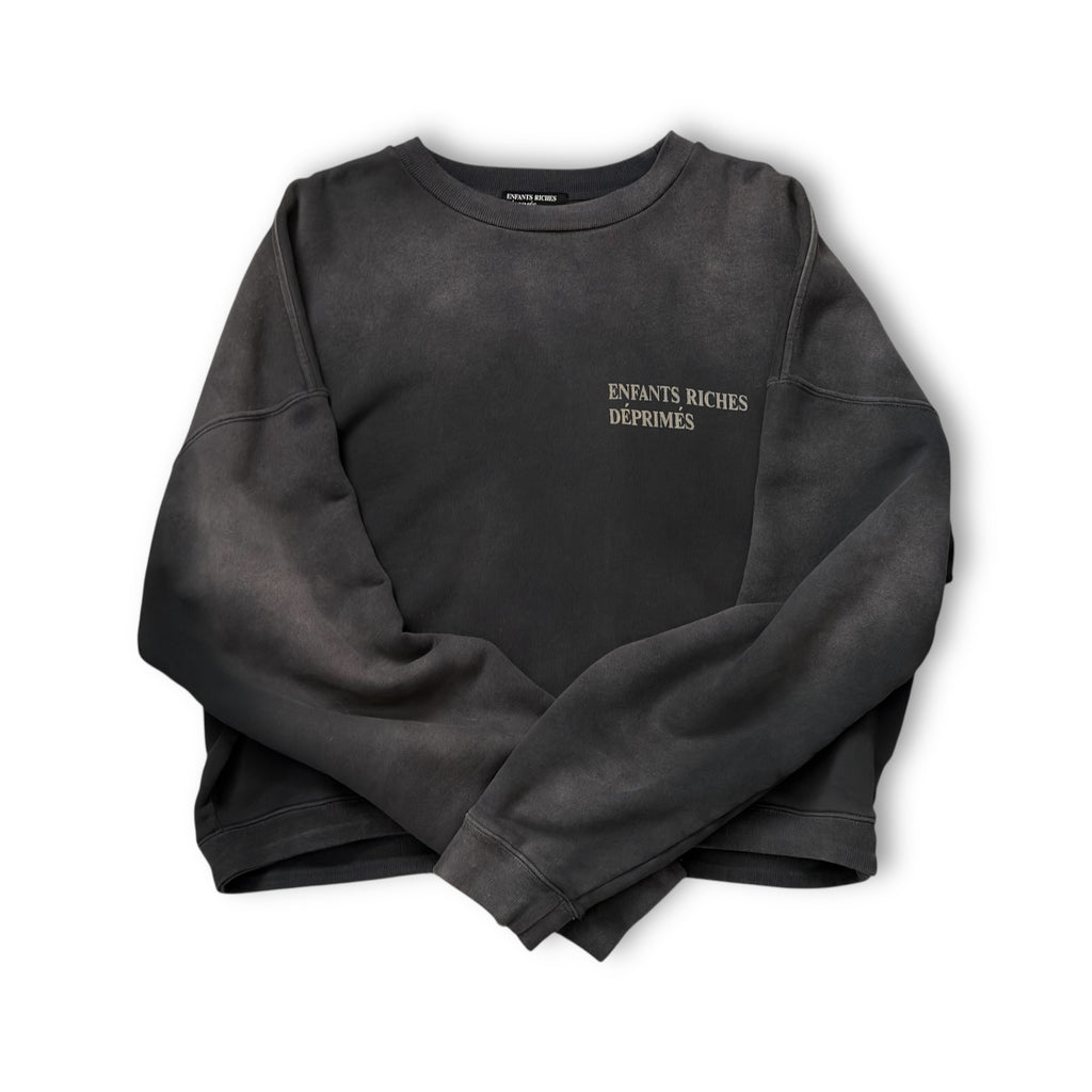 Enfants Riches Deprimes Faded Logo Crewneck