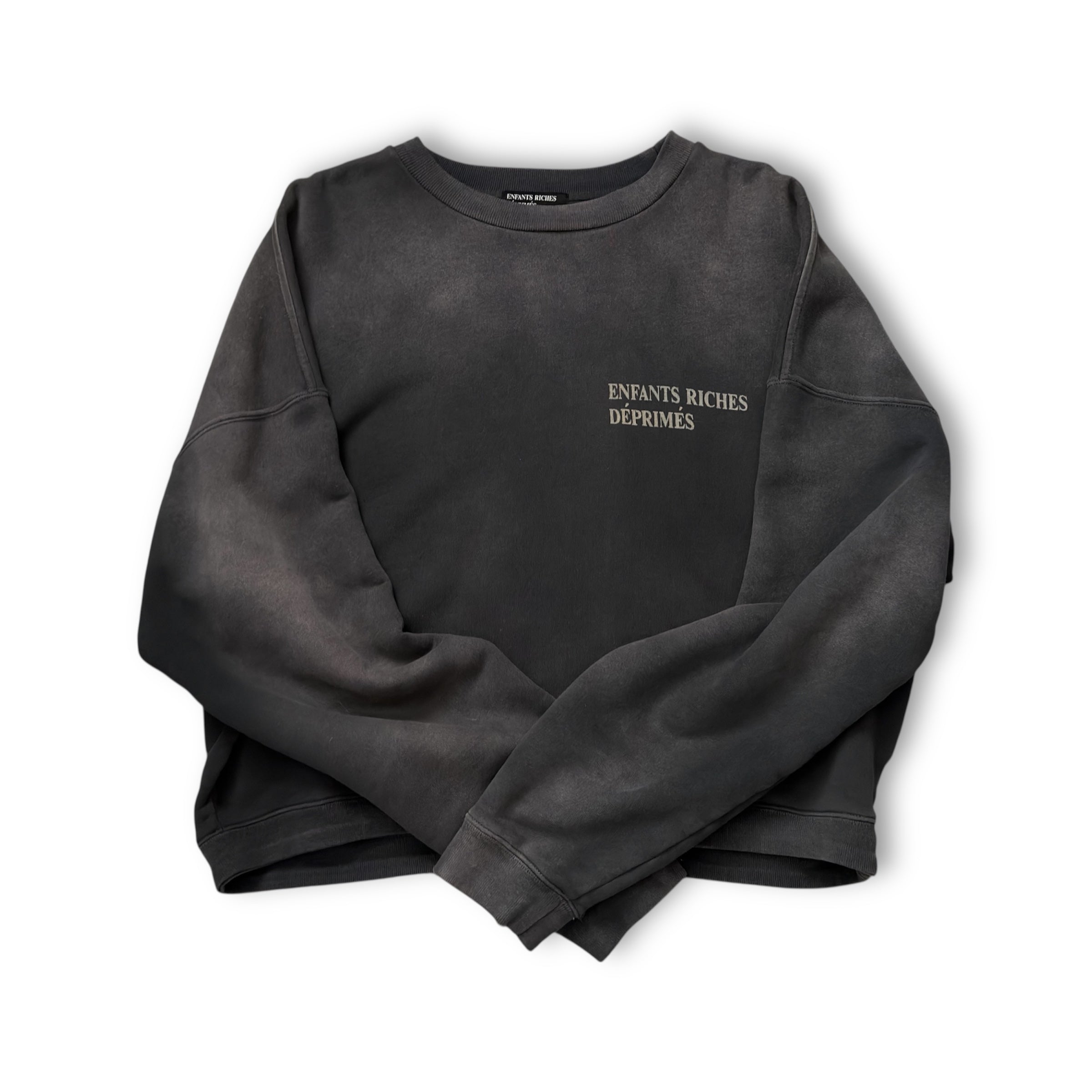 Enfants Riches Deprimes Faded Logo Crewneck
