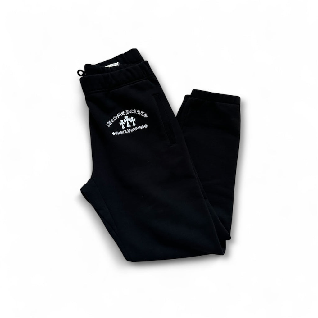 Chrome Hearts Triple Cross Embroidered Sweatpants