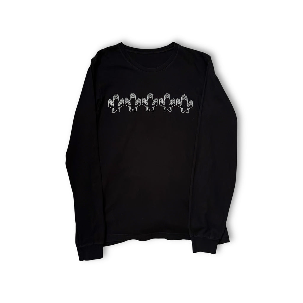 Chrome Hearts FOTI Blurred Skull Longsleeve Tee