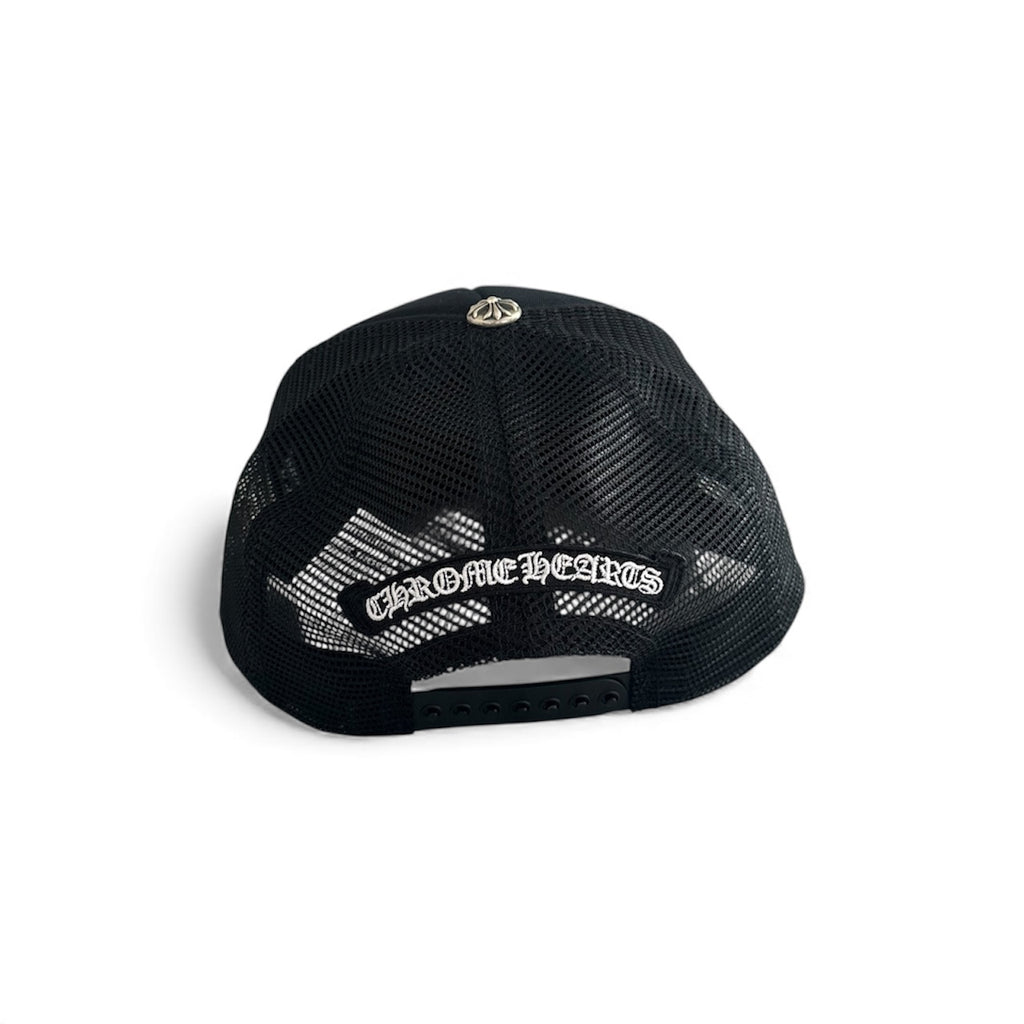 Chrome Hearts Triple Cross Patch Pony Hair Hat