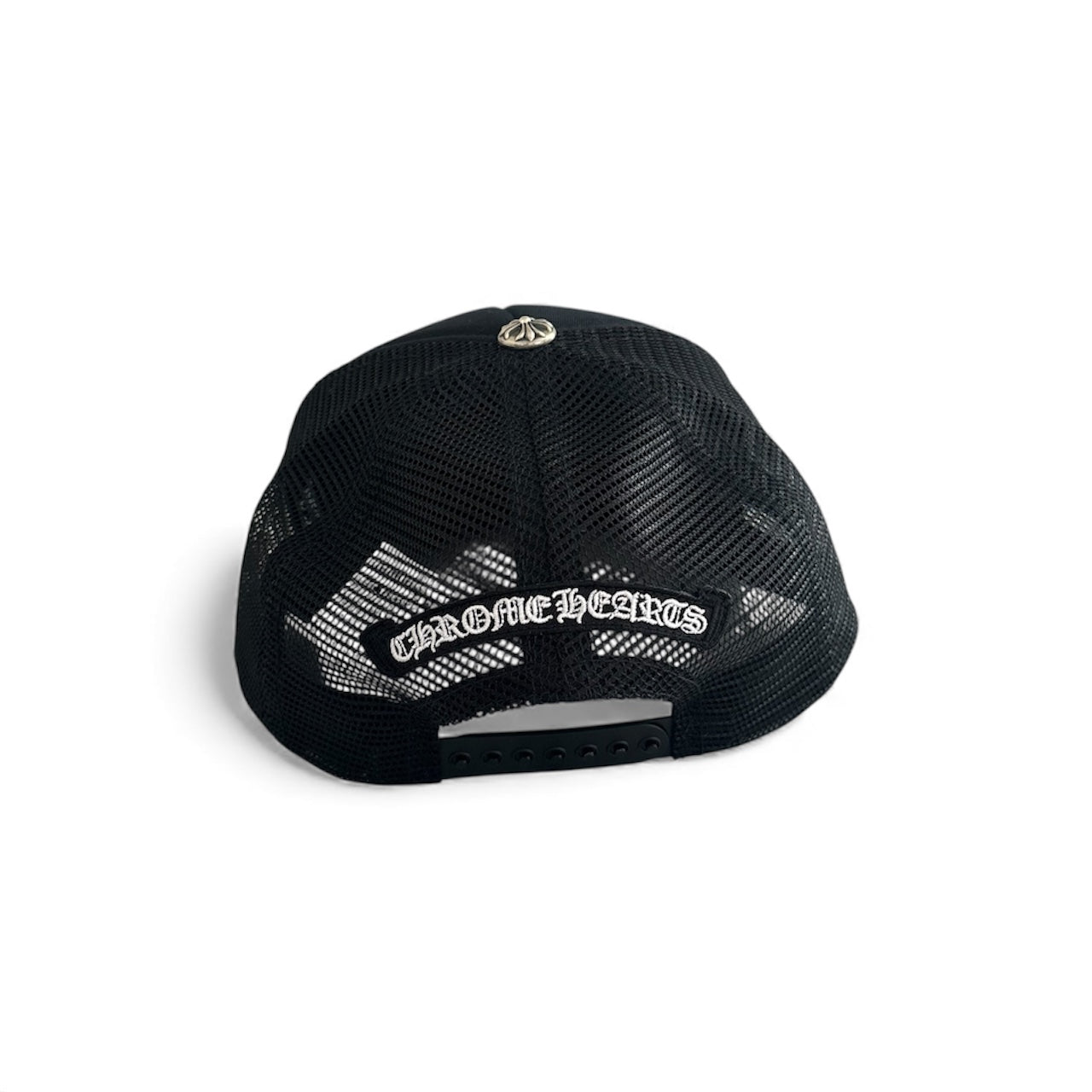 Chrome Hearts Triple Cross Patch Pony Hair Hat