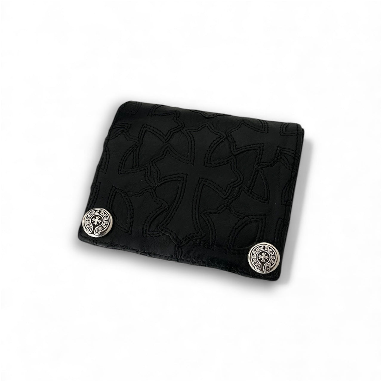 Chrome Hearts Flooded Cross Patch Wallet
