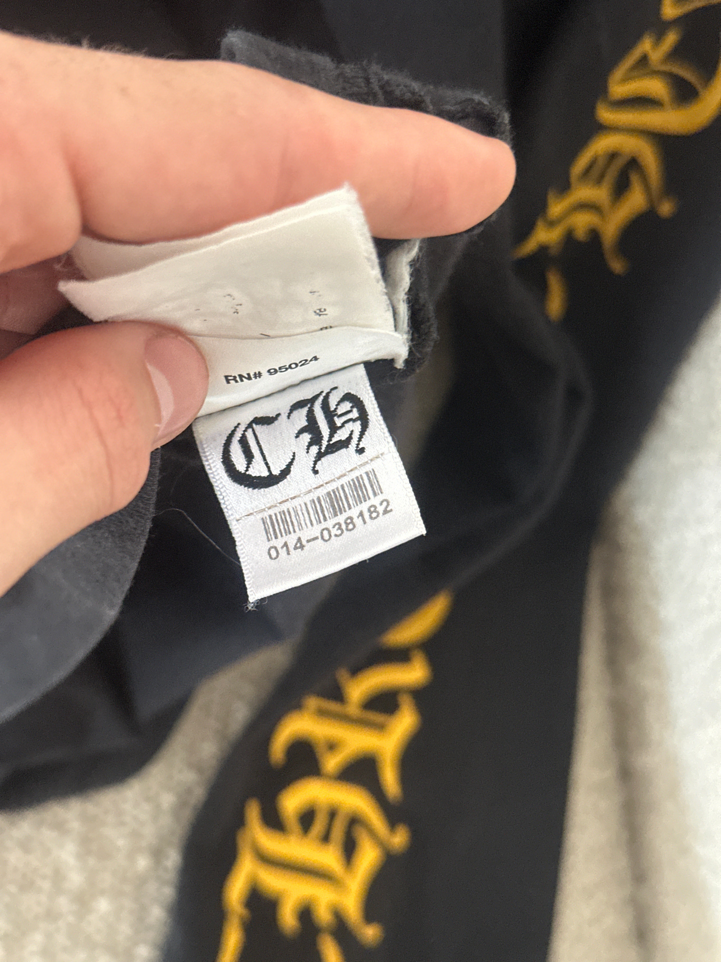 Chrome Hearts Yellow Dagger Long Sleeve