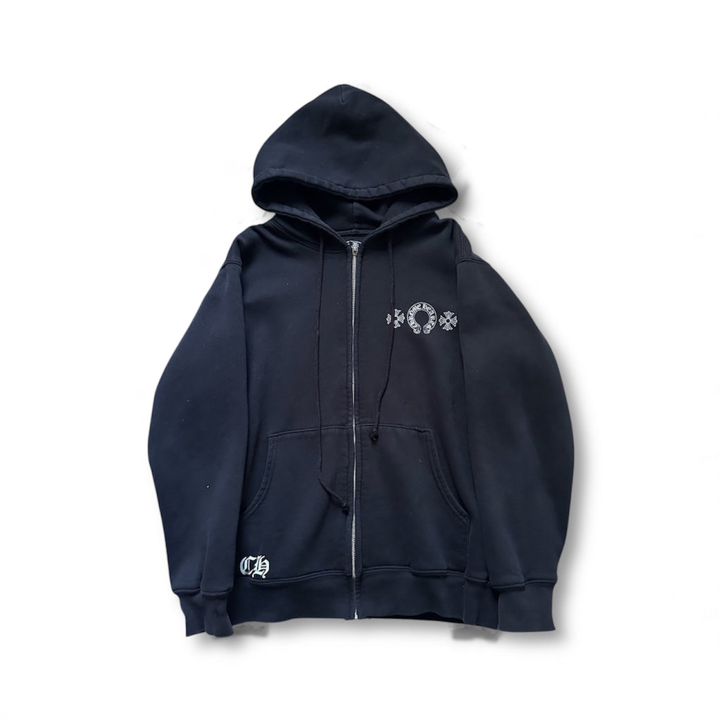 Vintage Chrome Hearts Horseshoe Plus Hoodie