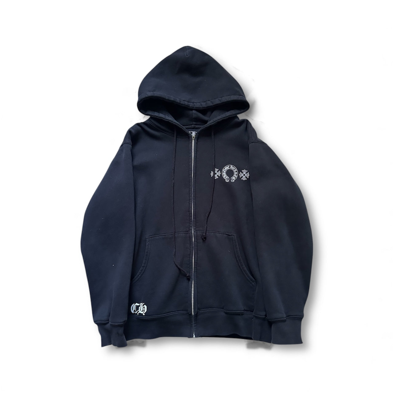 Vintage Chrome Hearts Horseshoe Plus Hoodie