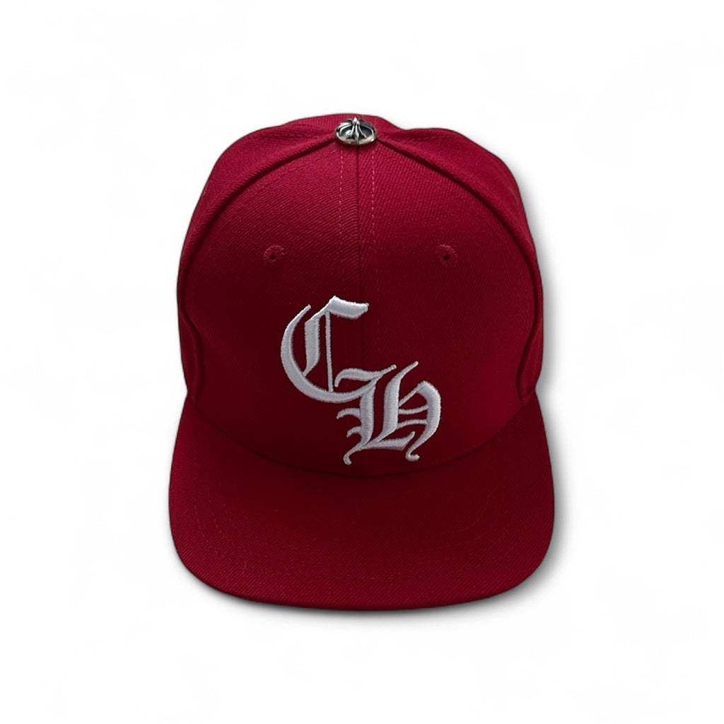 Chrome Hearts Red CH Baseball Hat