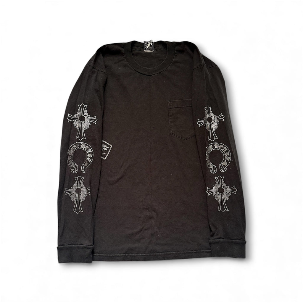Vintage Chrome Hearts Silver Tattoo Long Sleeve