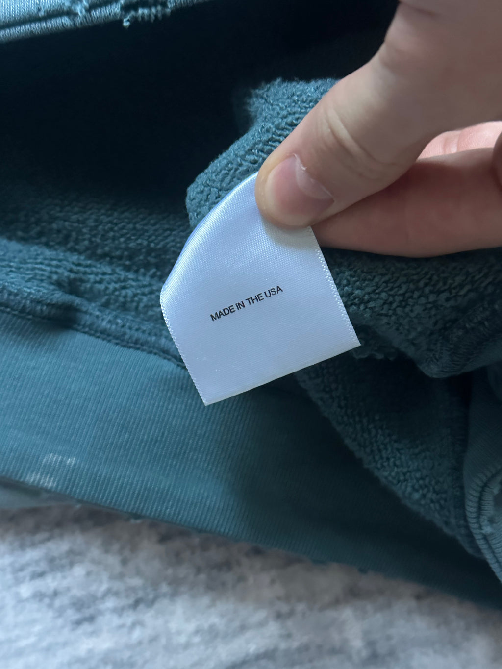 ERD Distressed Blue Logo Hoodie