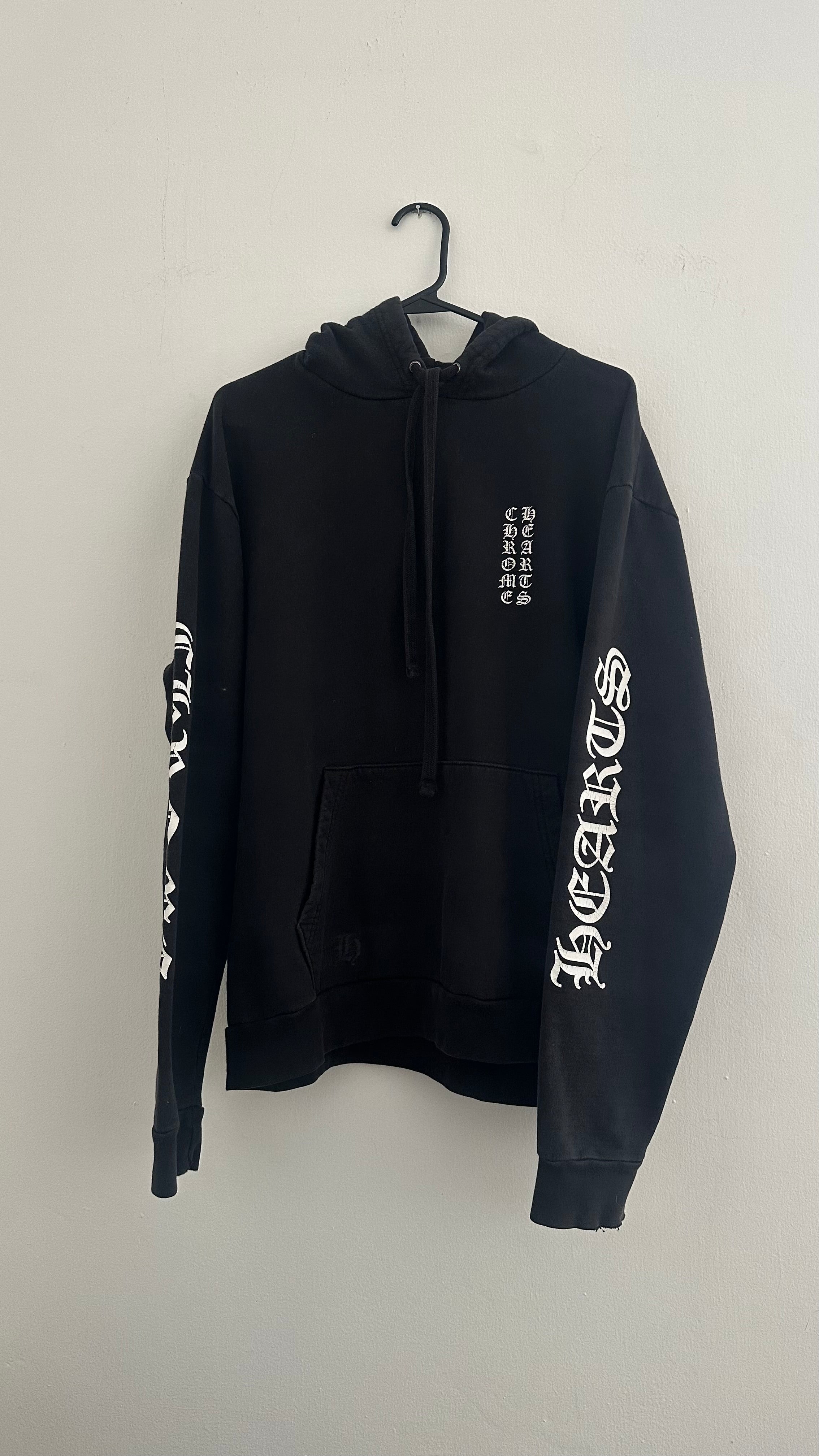 Chrome Hearts Vertical Logo Hoodie