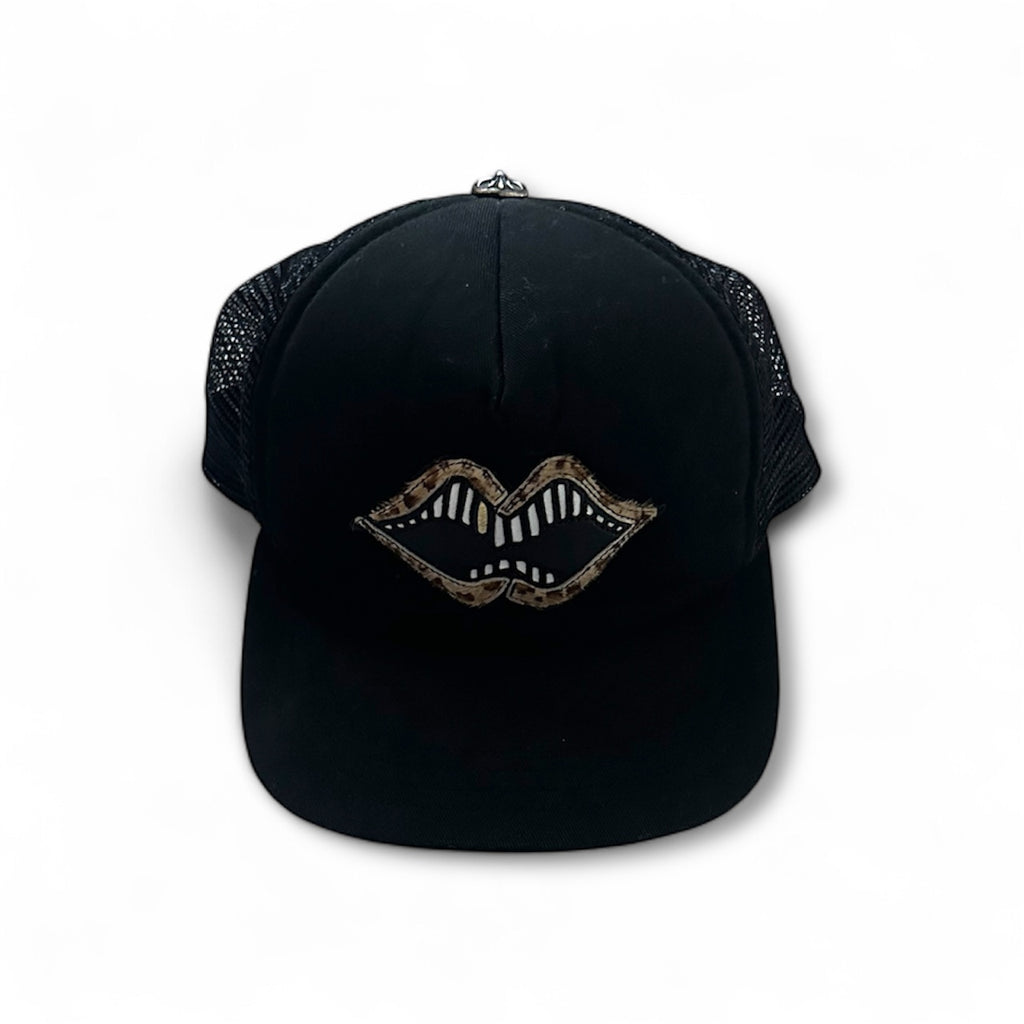 Chrome Hearts Matty Boy Leopard Chomper Hat
